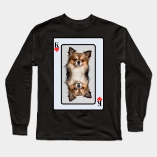 Chihuahua King Of Hearts Long Sleeve T-Shirt